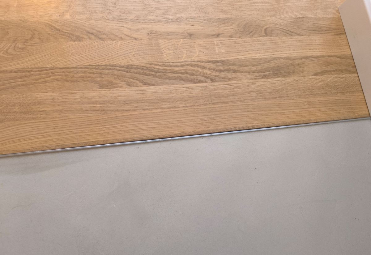 PU-Boden in Naturgrau im Neubau Bergisch Gladbach